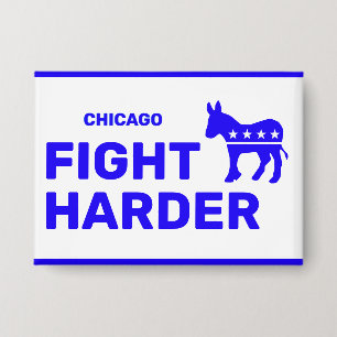 Badge Bouton Fight Harder™ (Personnalisez-le !)
