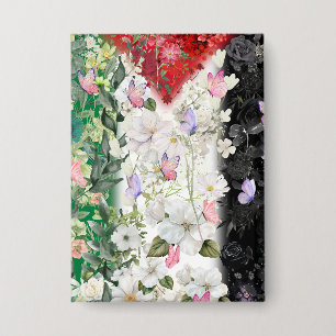 Badge Bouton Free Palestine Pin En Design Floral