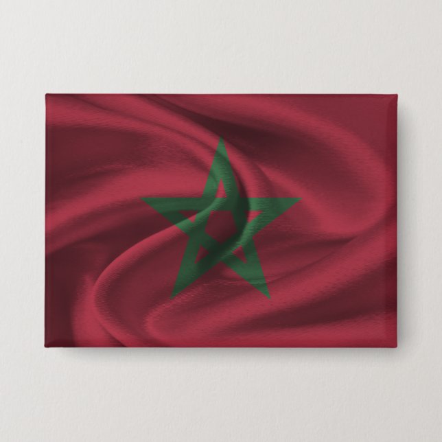 Badge Bouton Indicateur Maroc (Recto)