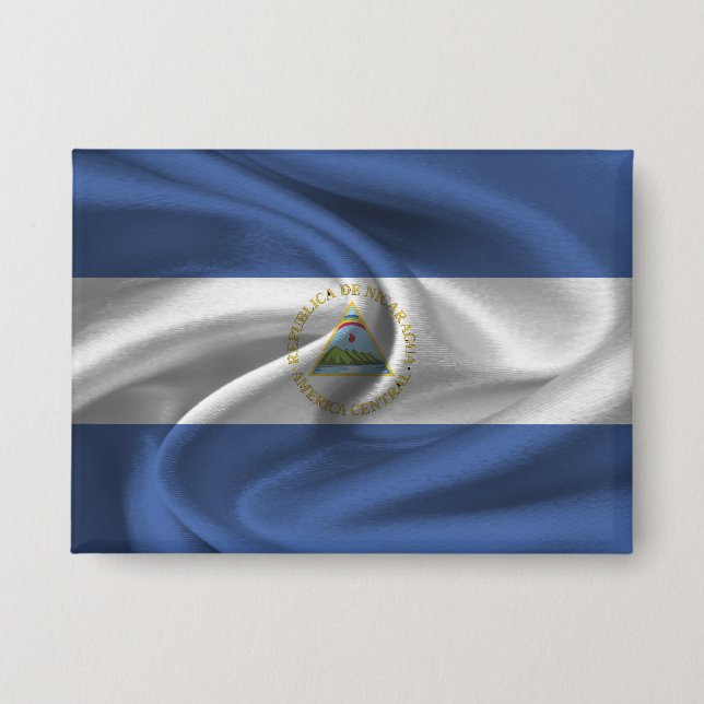 Badge Bouton Indicateur Nicaragua (Recto)
