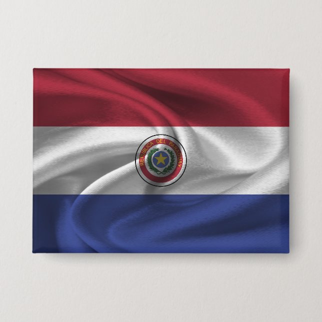 Badge Bouton Indicateur Paraguay (Recto)