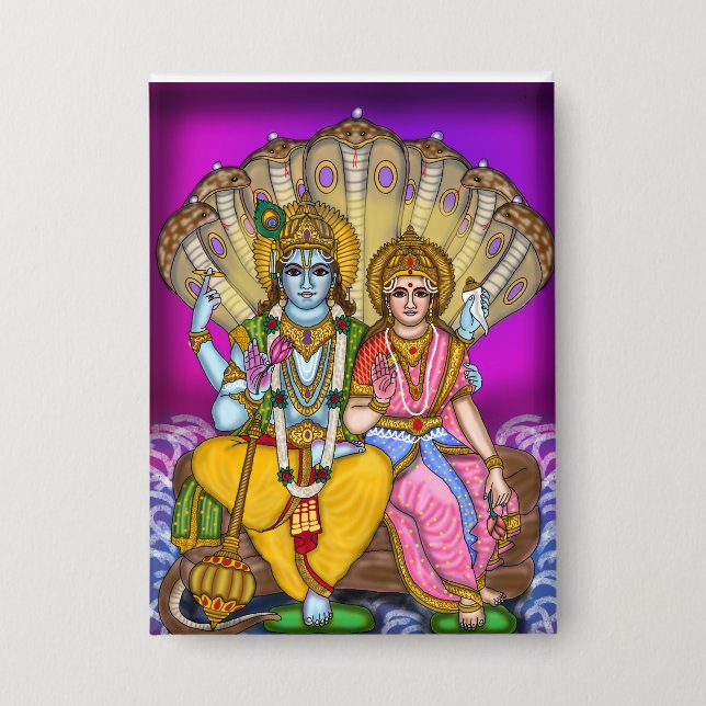 Badge Bouton Lakshmi Narayan (Recto)