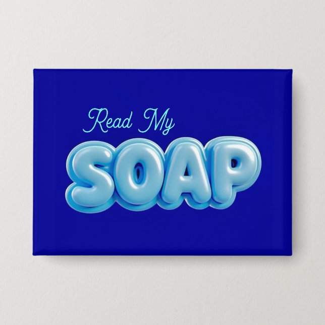 Badge Bouton "Lisez mon SOAP"  (Recto)