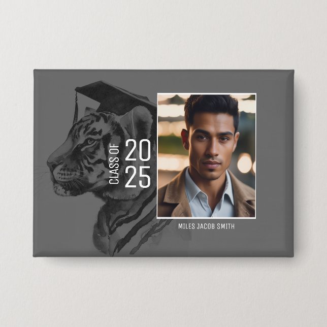 Badge Bouton Photo du diplôme (Recto)