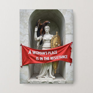 Badge Bouton politique de la protestation des femmes