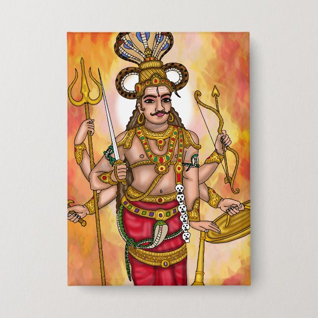 Badge Boutons Veerabhadra (Recto)