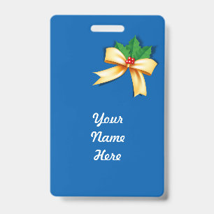Badge Bow de Noël