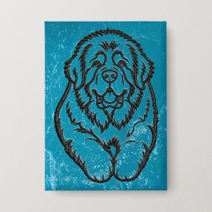 Badge Broderie Eau Terre-Neuve