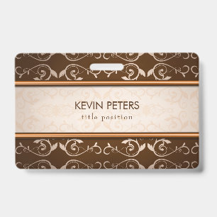 Badge Brown Damas