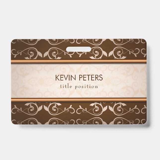 Badge Brown Damas (Avant)