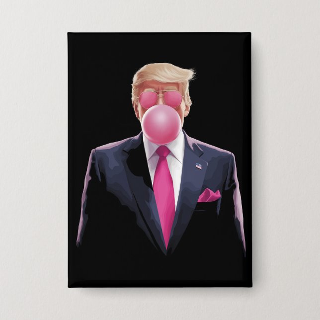 Badge Bubbalgum Trump (Recto)
