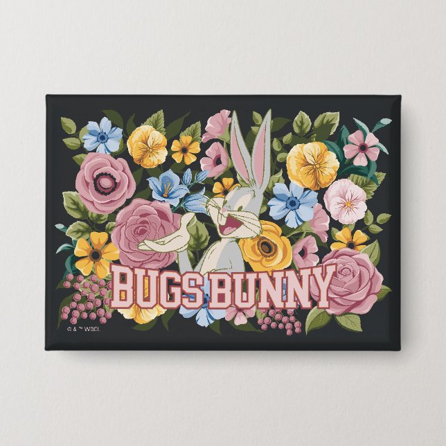 Badge BUGS BUNNY™ Floral Embroidery Graphic (Recto)
