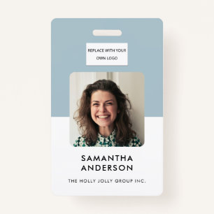 Badge Bureau de conférence de la carte d'identité minima