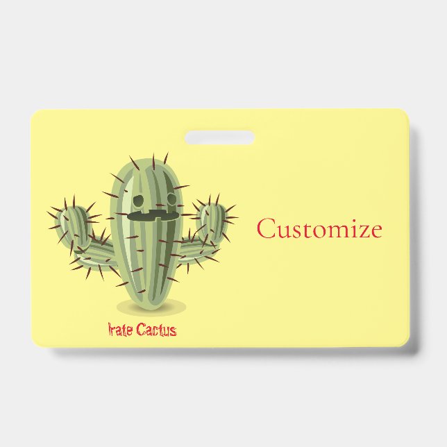 Badge Cactus Irate Hérissé Thunder_Cove (Avant)