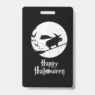 Badge Cadeau d'amant d'hippopotame sorcière de déguiseme