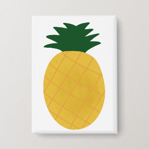 Badge Cadeau d'amour de fruit tropical d'été de pinède j