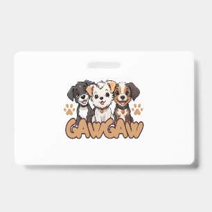 Badge Cadeau d'anniversaire Amoureux des chiens Tee