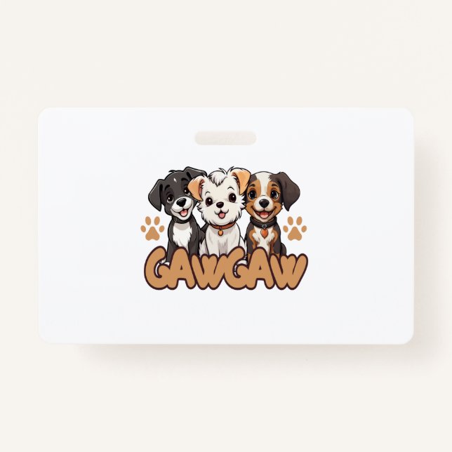 Badge Cadeau d'anniversaire Amoureux des chiens Tee (Devant)