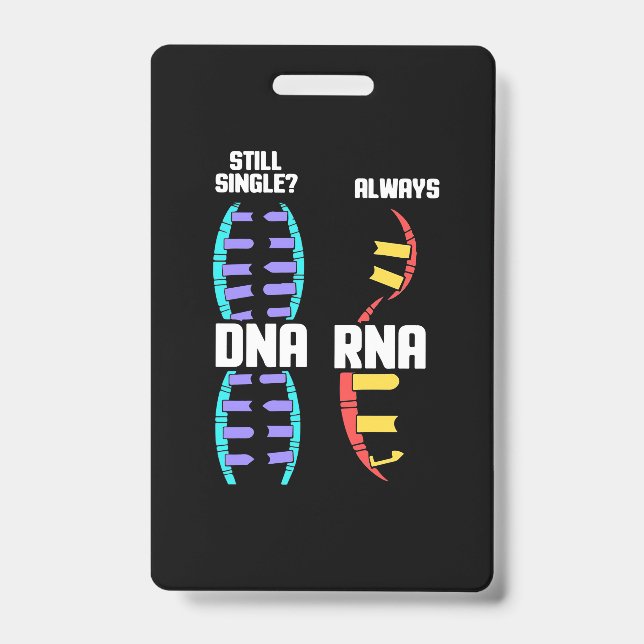 Badge Cadeau d'anniversaire | Enseignant Biologiste ADN  (Avant)