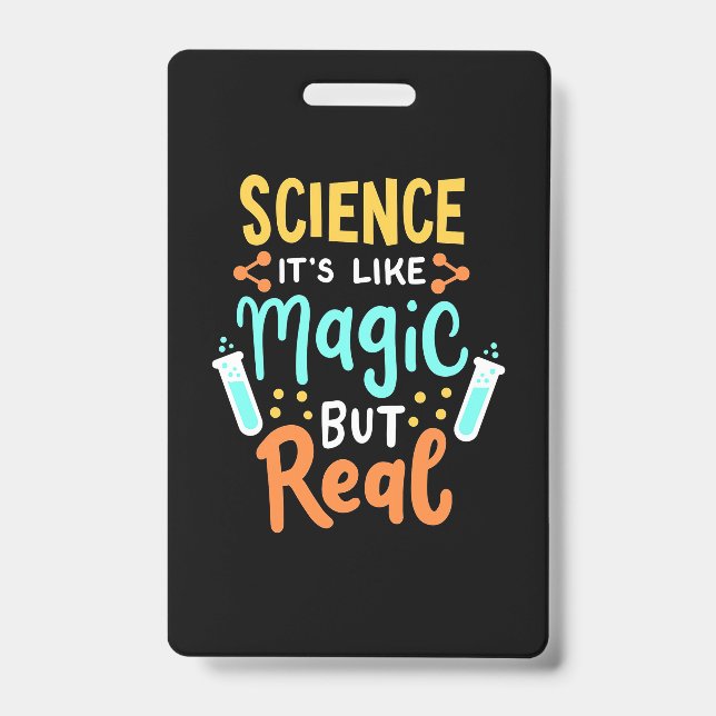 Badge Cadeau d'anniversaire | Science C'Est Comme De La  (Avant)