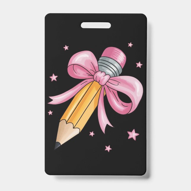 Badge Cadeau d'appréciation de la vie d'enseignement au  (Avant)