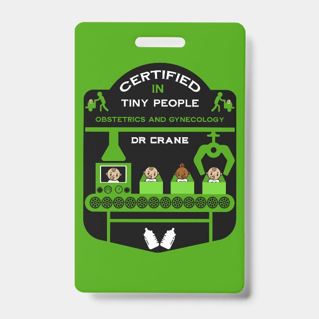 Badge Cadeau d'appréciation et de remerciement pour obst (Avant)