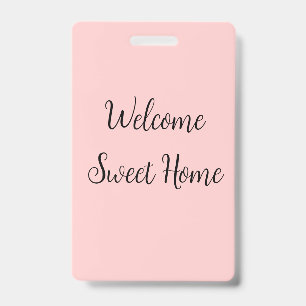 Badge Cadeau de bienvenue pour agent immobilier ajoutez
