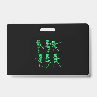 Badge Cadeau de danse| Danse d'Halloween squelettes dans