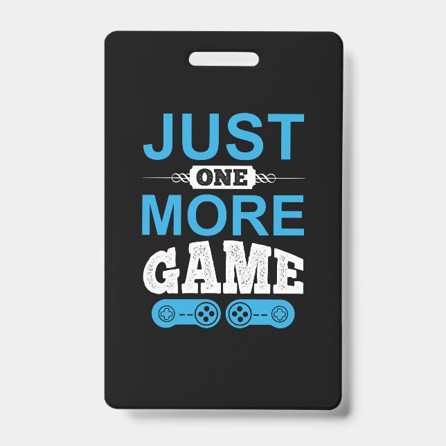 Badge Cadeau de joueur juste un jeu de plus (Avant)