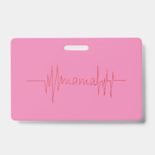Badge Cadeau de la fête des mères pour la meilleure mama