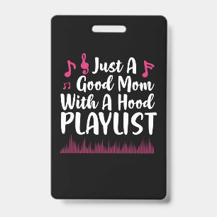 Badge Cadeau de mère Bonne maman avec une liste de lectu
