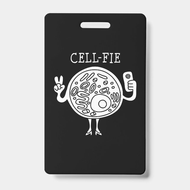 Badge cadeau de professeur de biologie élève de science  (Avant)