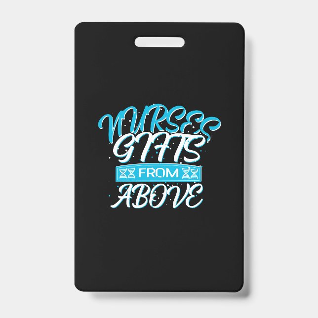 Badge Cadeau d'infirmière | Cadeaux d'infirmière d'en ha (Avant)