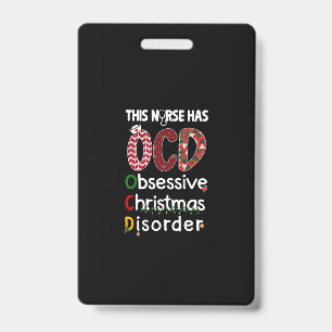 Badge Cadeau d'infirmière Cette infirmière a un TOC