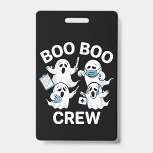 Badge Cadeau d'infirmière Halloween Équipe de bobos infi