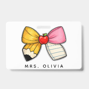 Badge Cadeau personnalisé pour enseignant Enseignant p