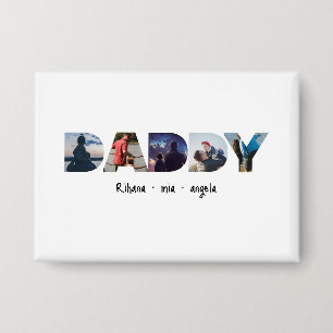 Badge Cadeau photo personnalisé pour la fête des pères P