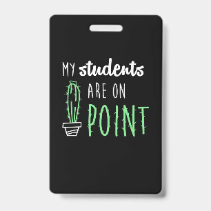 Badge Cadeau pour Enseignant Mes Élèves Sont Au Top