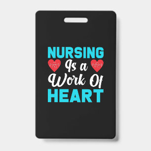 Badge Cadeau pour infirmière Le métier d'infirmière es
