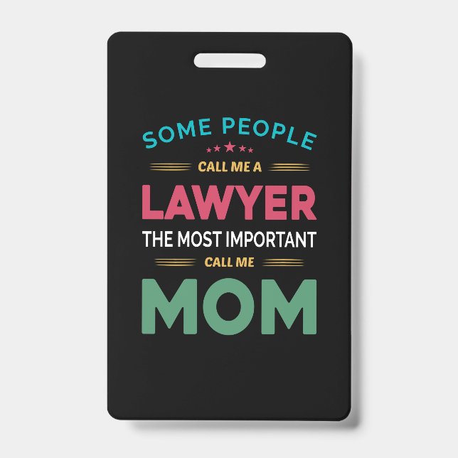 Badge Cadeau pour maman que certaines personnes appellen (Avant)