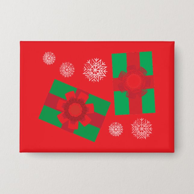 Badge Cadeaux de Noël (Recto)