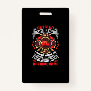 Badge Cadeaux De Retraite Des Pompiers Pour Hommes 2021 