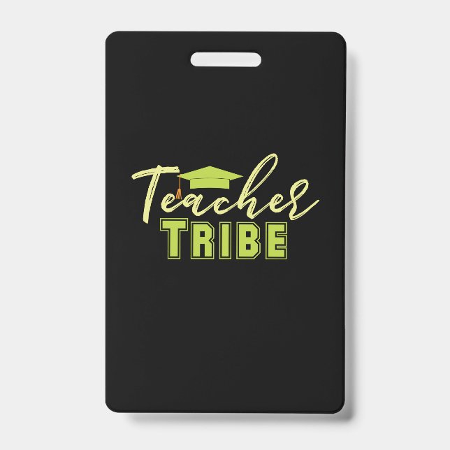 Badge Cadeaux Enseignant | Tribu des Enseignants (Avant)