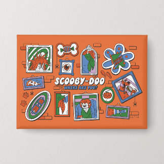 Badge Cadre de photos d'Halloween de Scooby-Doo