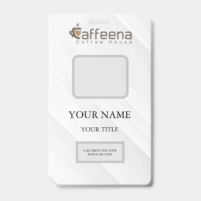 Badge Caffeena (Arrière)