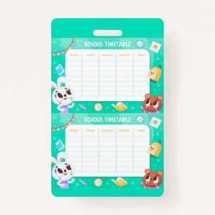 Badge Calendrier scolaire