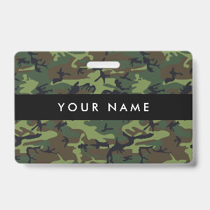 Badge Camo Vert, Camouflage, Militaire, Armée