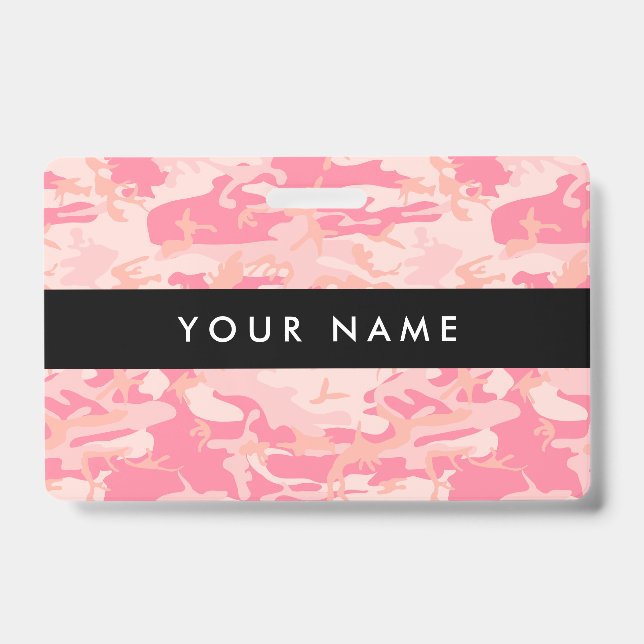 Badge Camouflage Rose, Camouflage, Militaire, Armée (Avant)