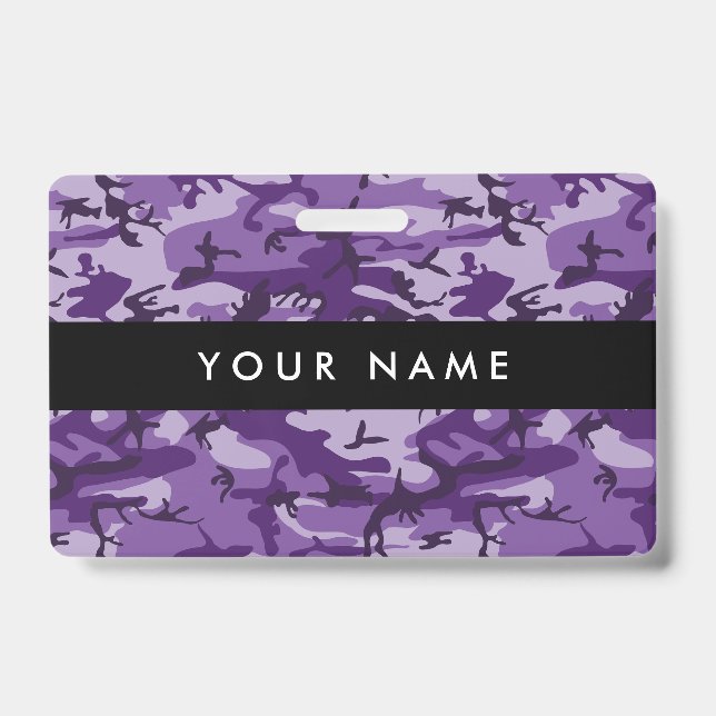 Badge Camouflage Violet, Camouflage, Militaire, Armée (Avant)
