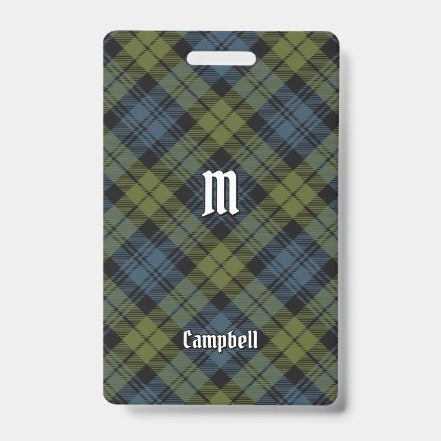 Badge Campbell Tartan (Avant)